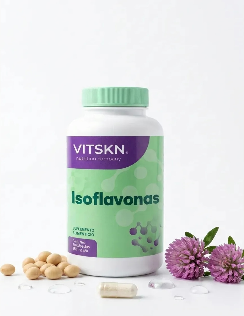 Isoflavonas VitSkn 60 Cápsula con Isoflavonas sabor Sin sabor de 4