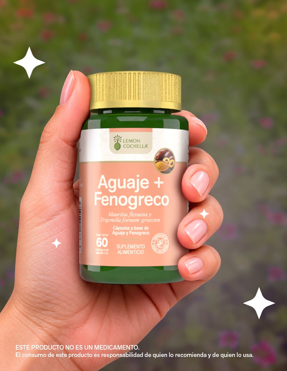 Kit de suplementos alimenticios Isoflavonas de Soya Camote Silvestre + Aguaje con Fenogreco 7