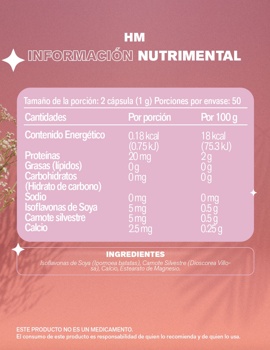 Kit de suplementos alimenticios Isoflavonas de Soya Camote Silvestre + Aguaje con Fenogreco 9