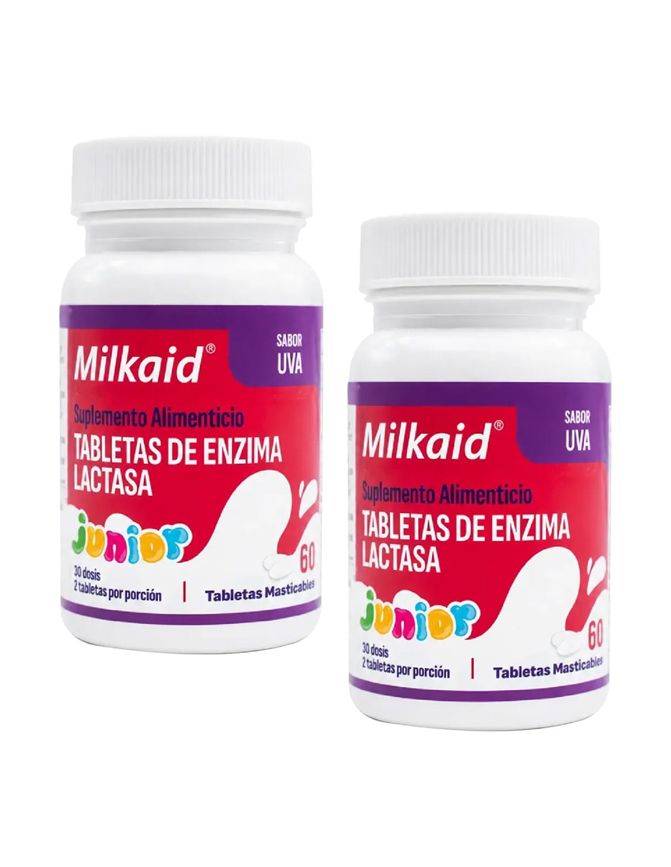 Tabletas de enzima lactasa junior suplemento alimenticio Tabletas de enzima lactasa junior suplemento alimenticio