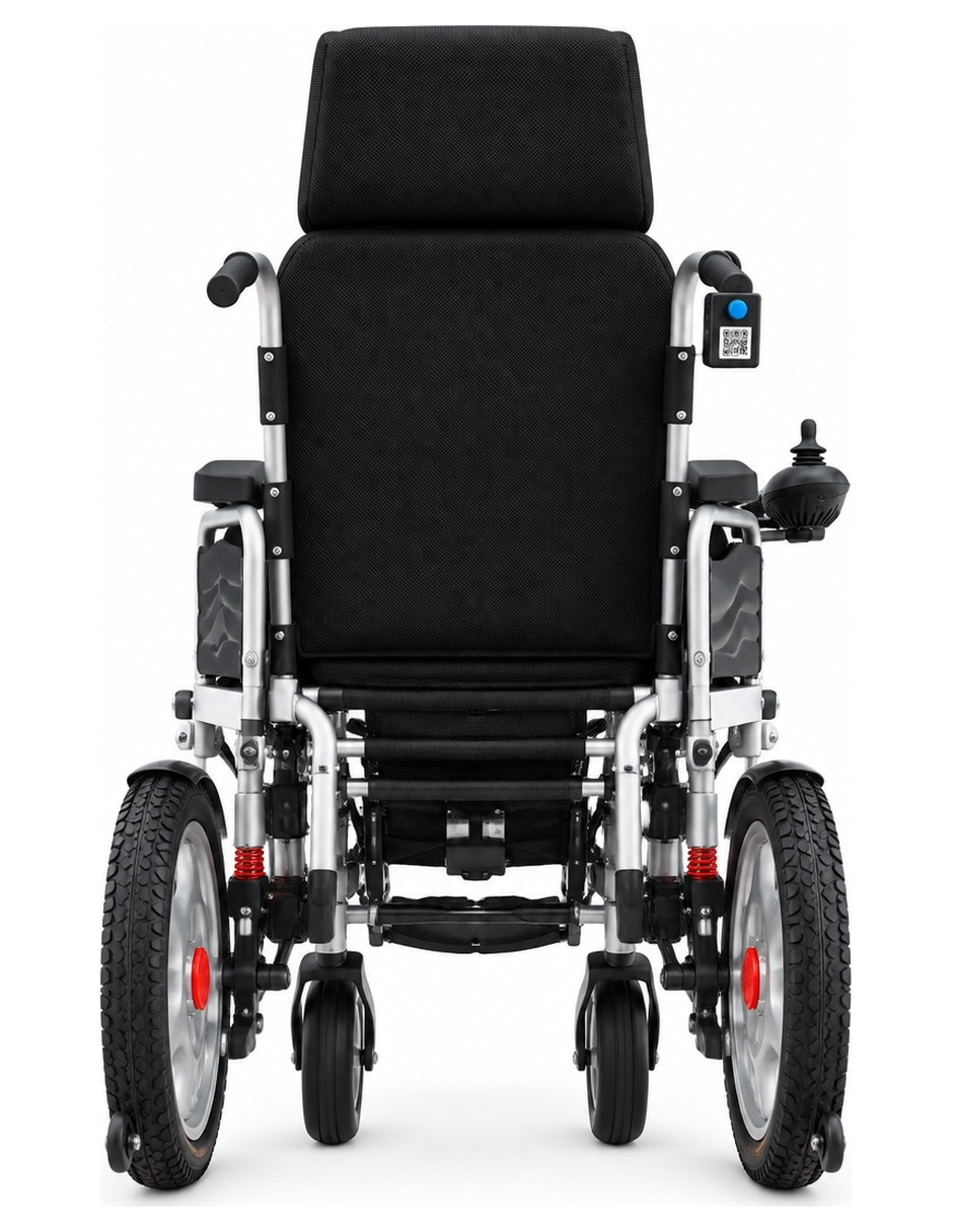 Silla de ruedas eléctrica plegable 18 km hasta 136 kg afse-2025-bl1r-e 8
