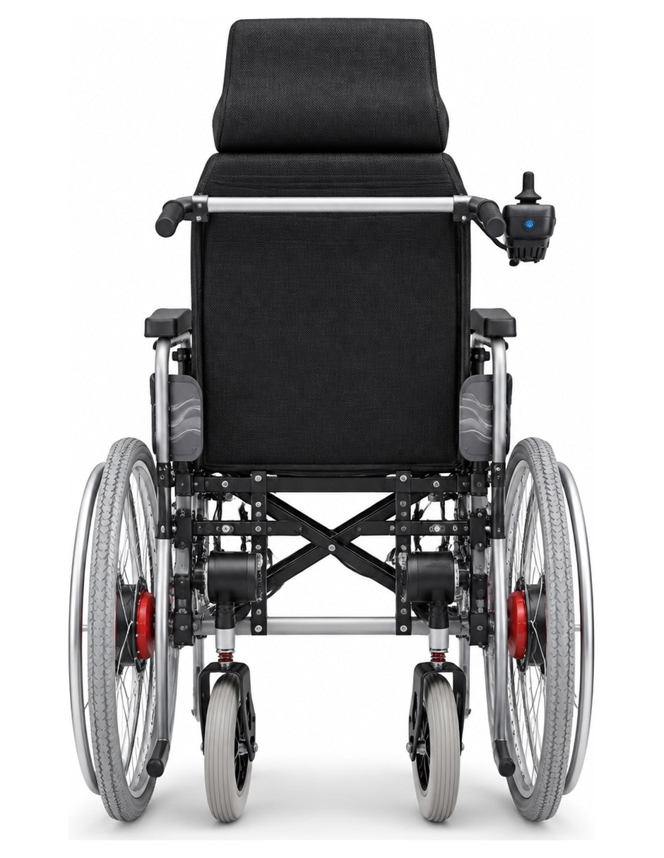 Silla de ruedas reclinable rinde 18 km hasta 136 kg afse-2025-bl2r-e 3