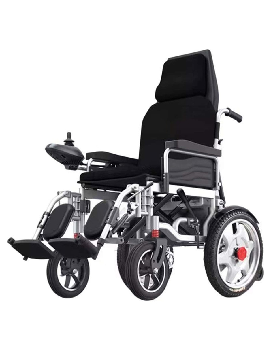 Silla de ruedas eléctrica plegable 18 km hasta 136 kg afse-2025-bl1r-w