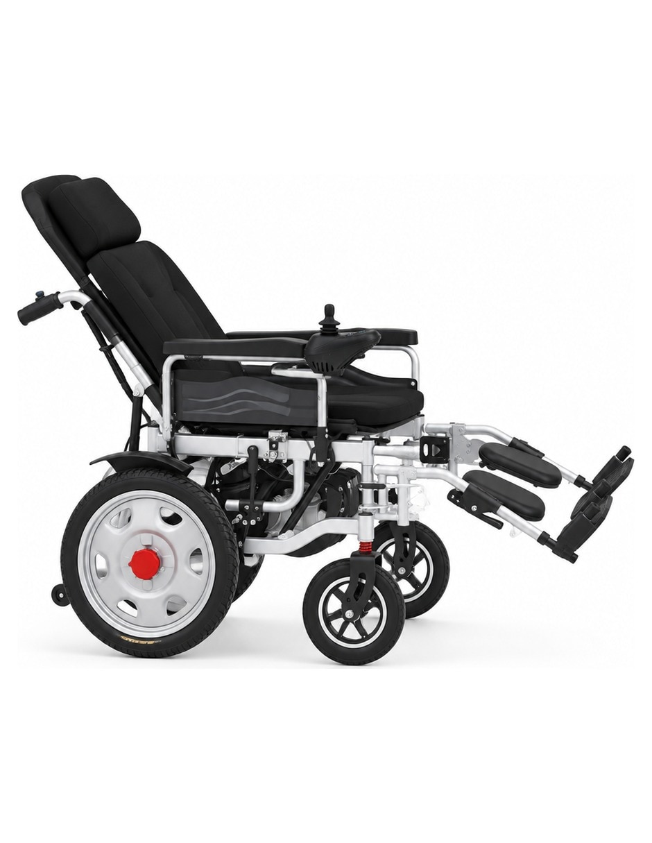Silla de ruedas eléctrica plegable 18 km hasta 136 kg afse-2025-bl1r-w 3