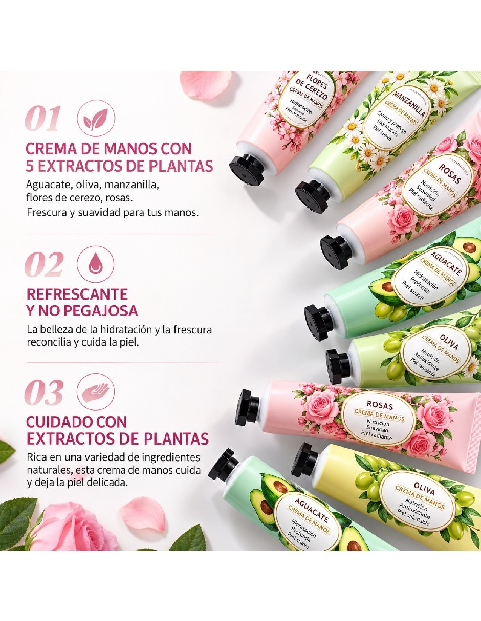 Crema para manos recomendada para hidratar de día y noche para todo tipo piel 3
