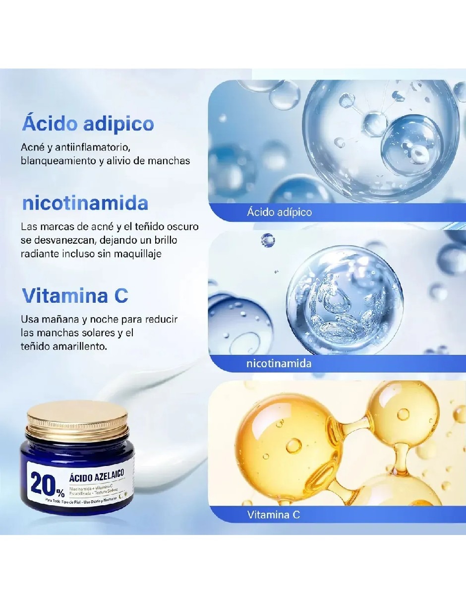 Crema para Facial recomendada para Acné de Día y noche para piel Todo tipo piel 2