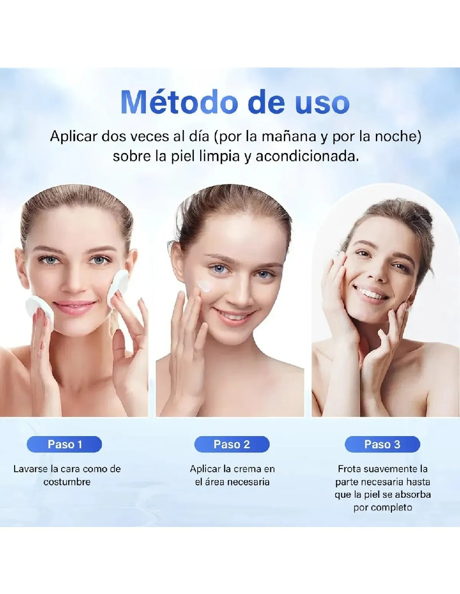 Crema para Facial recomendada para Acné de Día y noche para piel Todo tipo piel 3