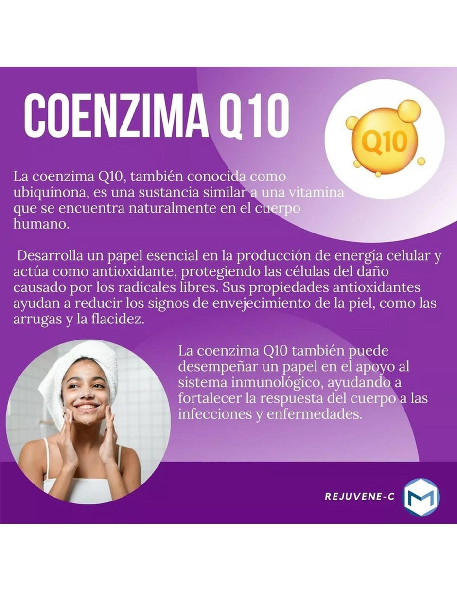 Rejuvene-c Colageno A. Hialuronico Biotina 90 Cap MESOFRANCE con Colageno Hidrolizado tipo II Ácido Hialurónico y Biotina sabor Sin sabor de 5