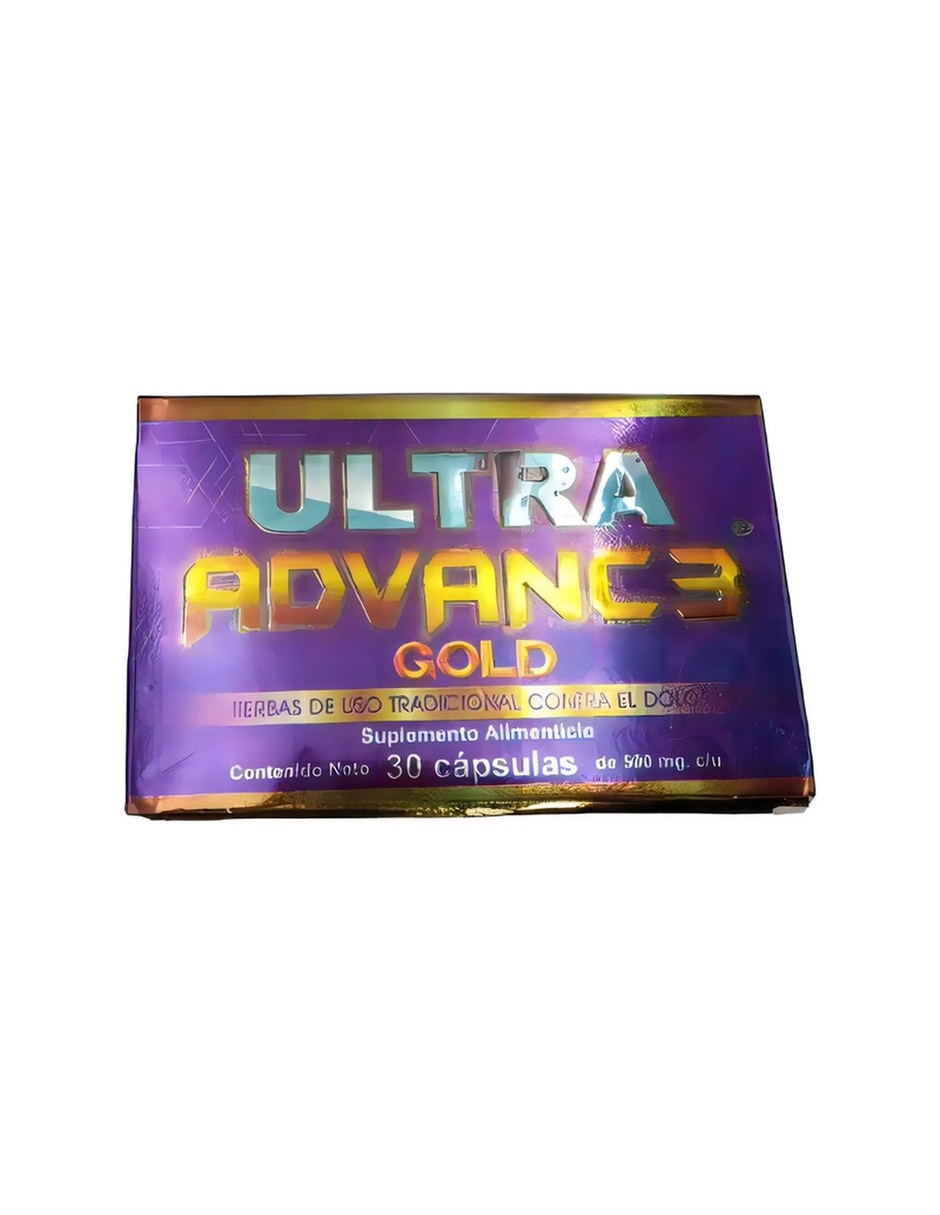 Ultra Advance Gold Alivio para Articulaciones y Huesos con Mezcla de hierbas sabor Sin sabor de Ultra Advance Gold Alivio para Articulaciones y Huesos con Mezcla de hierbas sabor Sin sabor de
