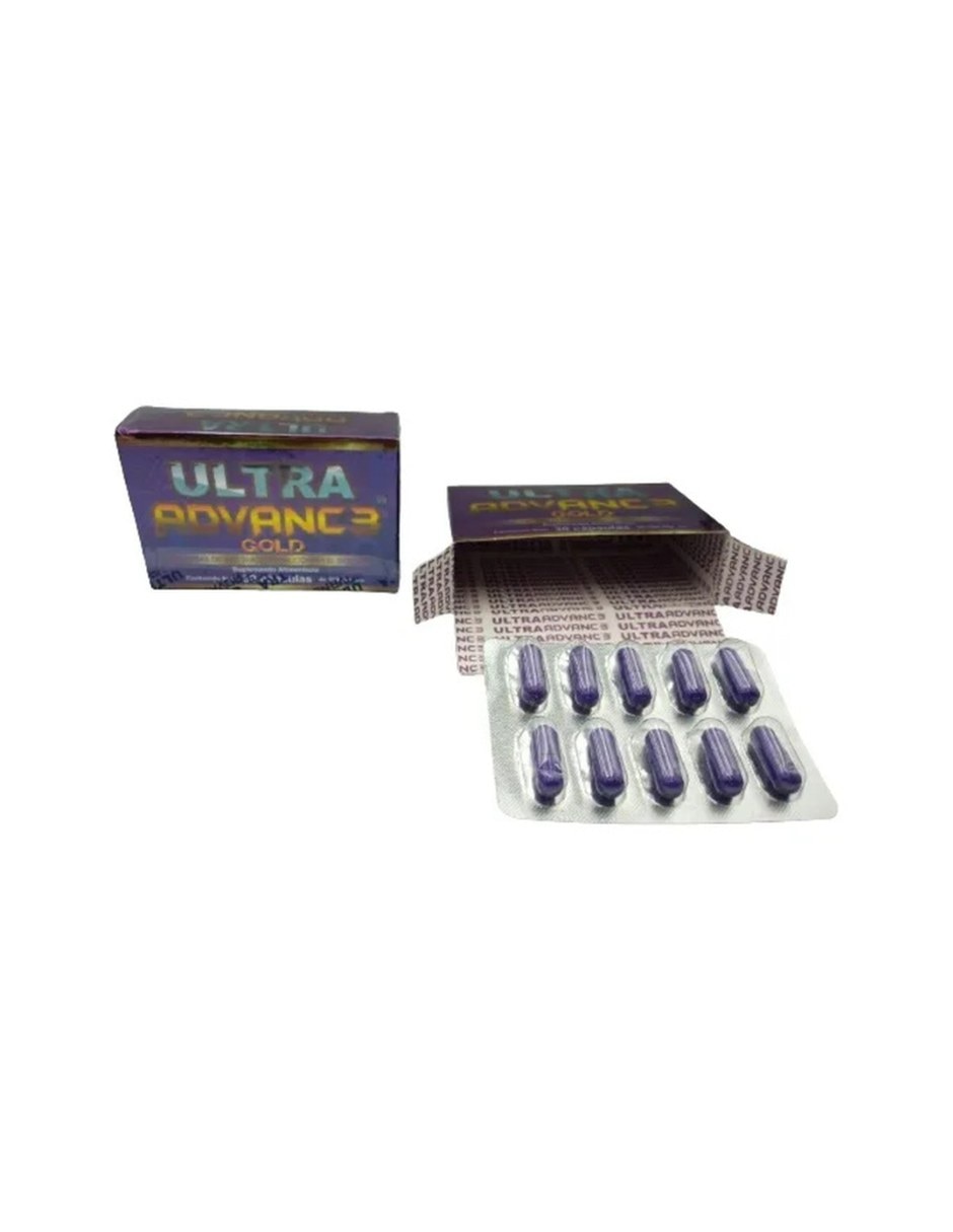Ultra Advance Gold Alivio para Articulaciones y Huesos con Mezcla de hierbas sabor Sin sabor de 4