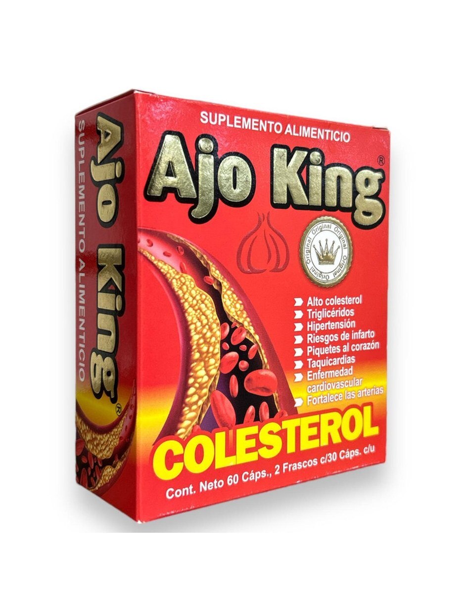 Ajo Omega Colesterol Sup. Alimenticio Mareos Trigliceridos con Concentrado de ajo sabor Sin sabor de 2