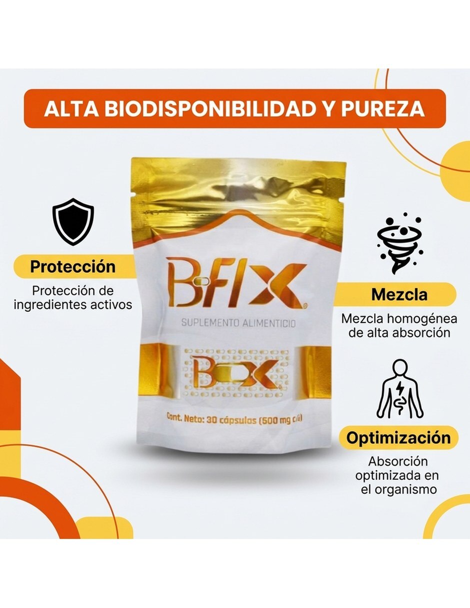 Complejo B con mezcla de hierbas de 30 cápsulas 4