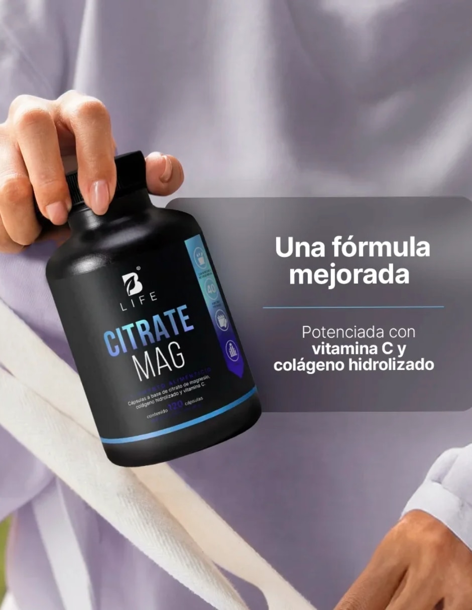 Citrate Mag Colágeno cápsulas 3
