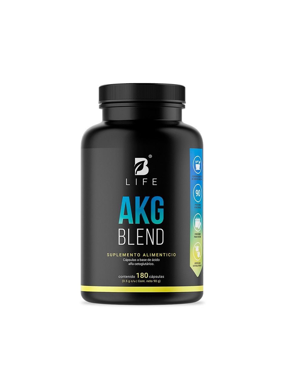 AKG Blend con acido alfa-cetoglutárico de 180 cápsulas AKG Blend con acido alfa-cetoglutárico de 180 cápsulas