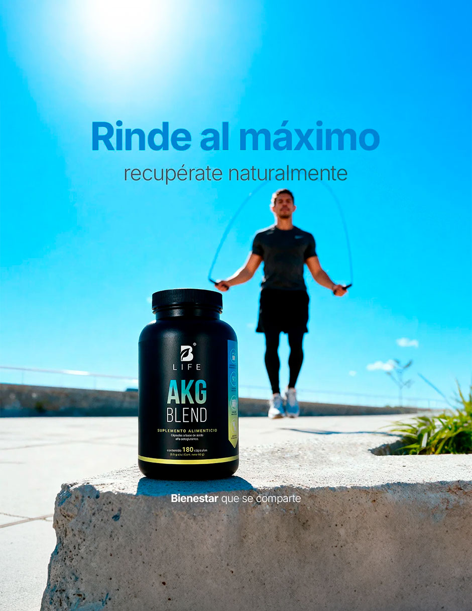 AKG Blend con acido alfa-cetoglutárico de 180 cápsulas 2