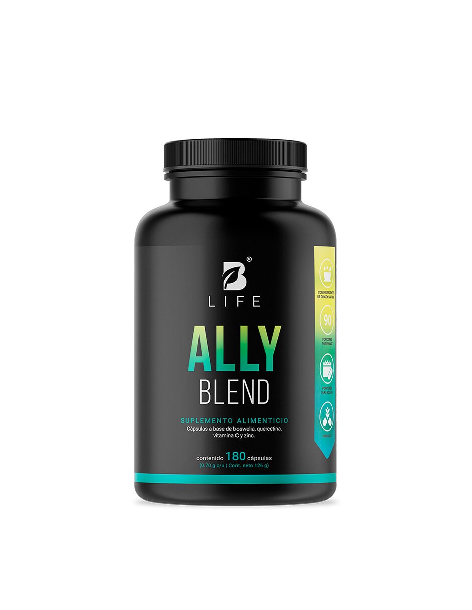 Ally Blend con quercetina Vitamina C y Zinc de 180 cápsulas