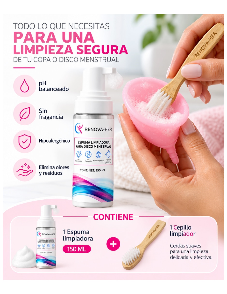 Limpiador para copa menstrual 6
