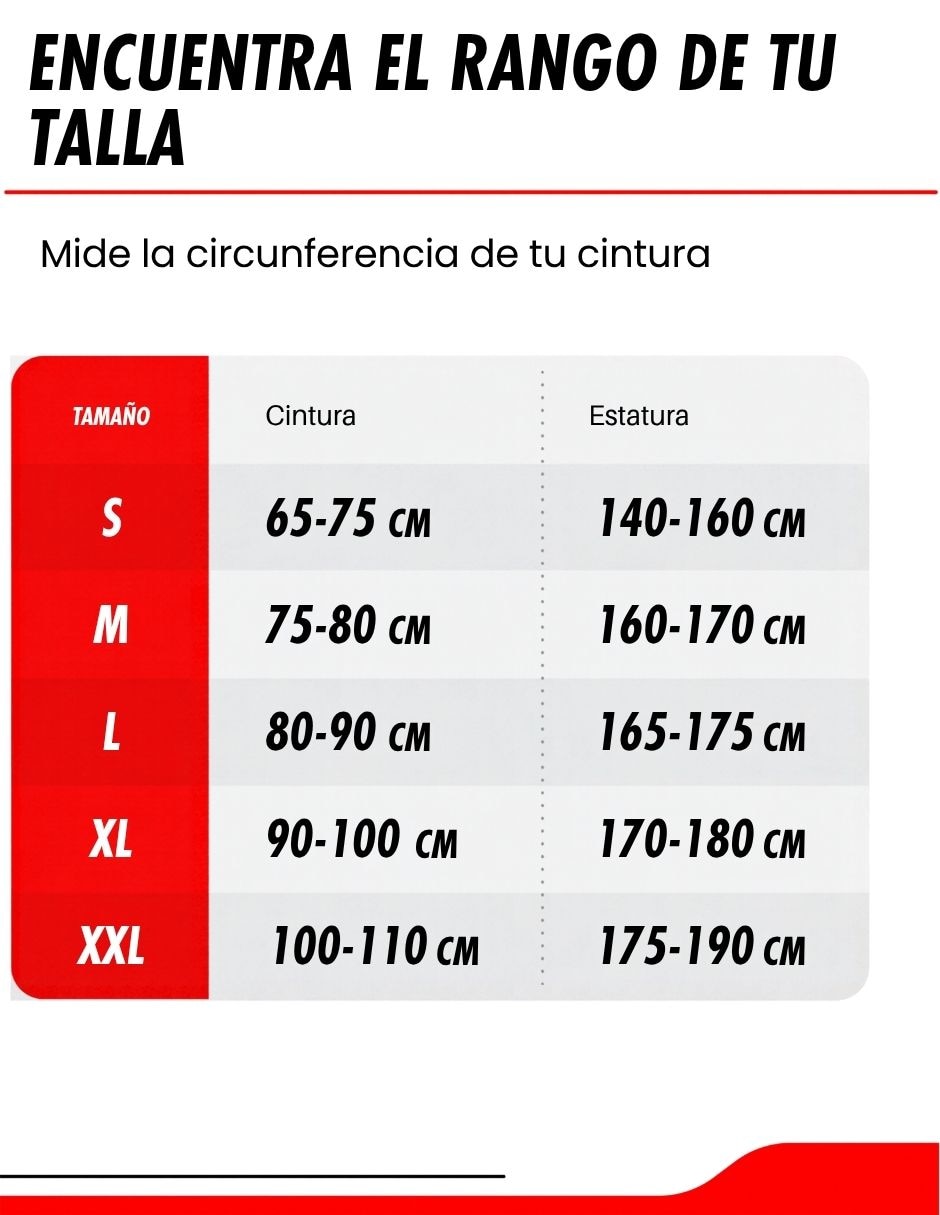 Faja espalda media superior con compresión media unisex 5