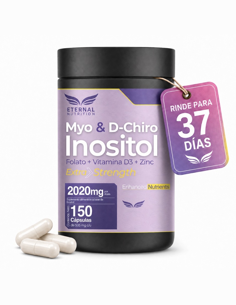 Inositol 40:1 Myo y D-Chiro con Folato Bienestar Hormonal con Myo-inositol D-chiro inositol zinc folato vitamina D3
