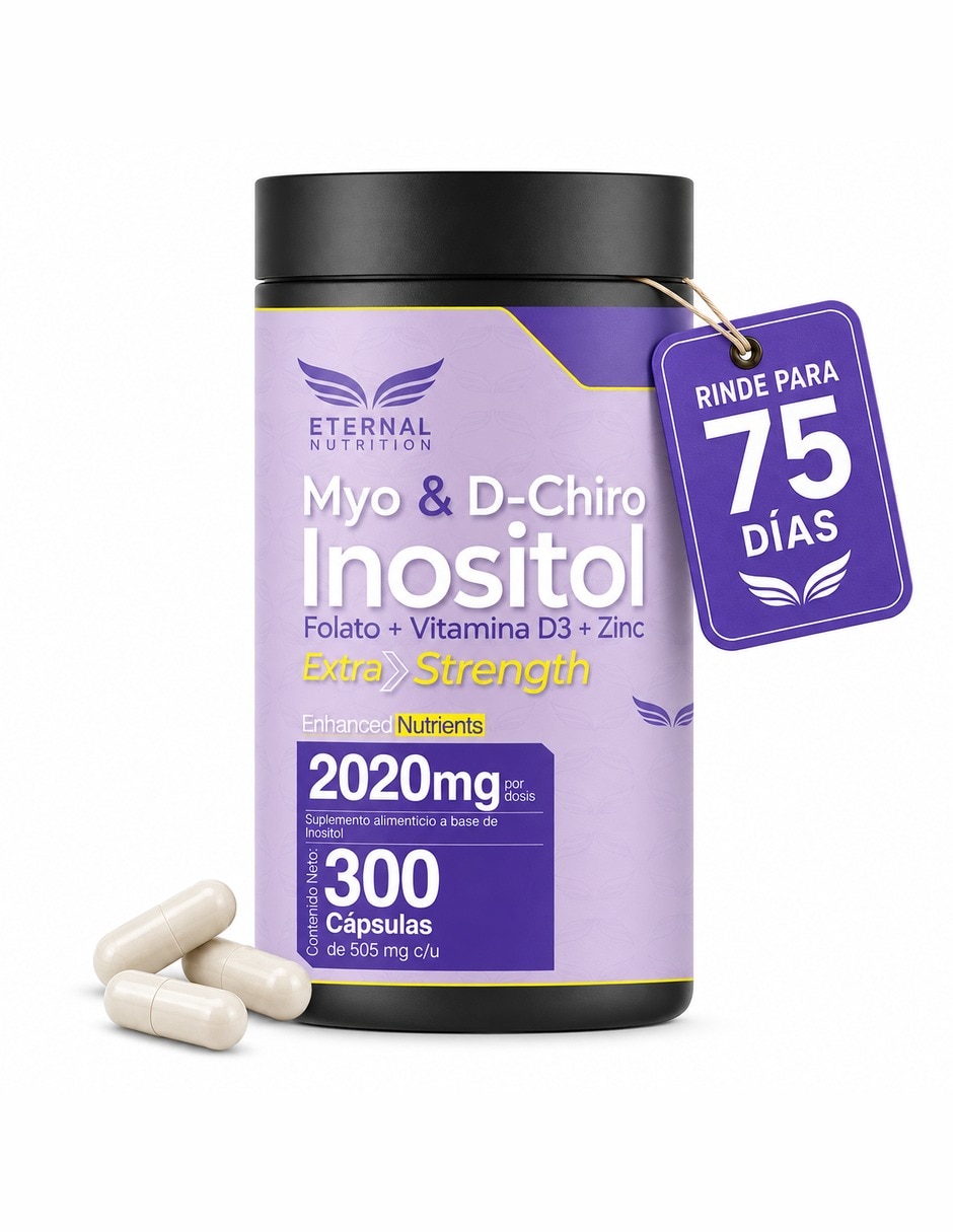 Inositol 40:1 Myo y D-Chiro con Folato Bienestar Hormonal inositol zinc folato vitamina D3