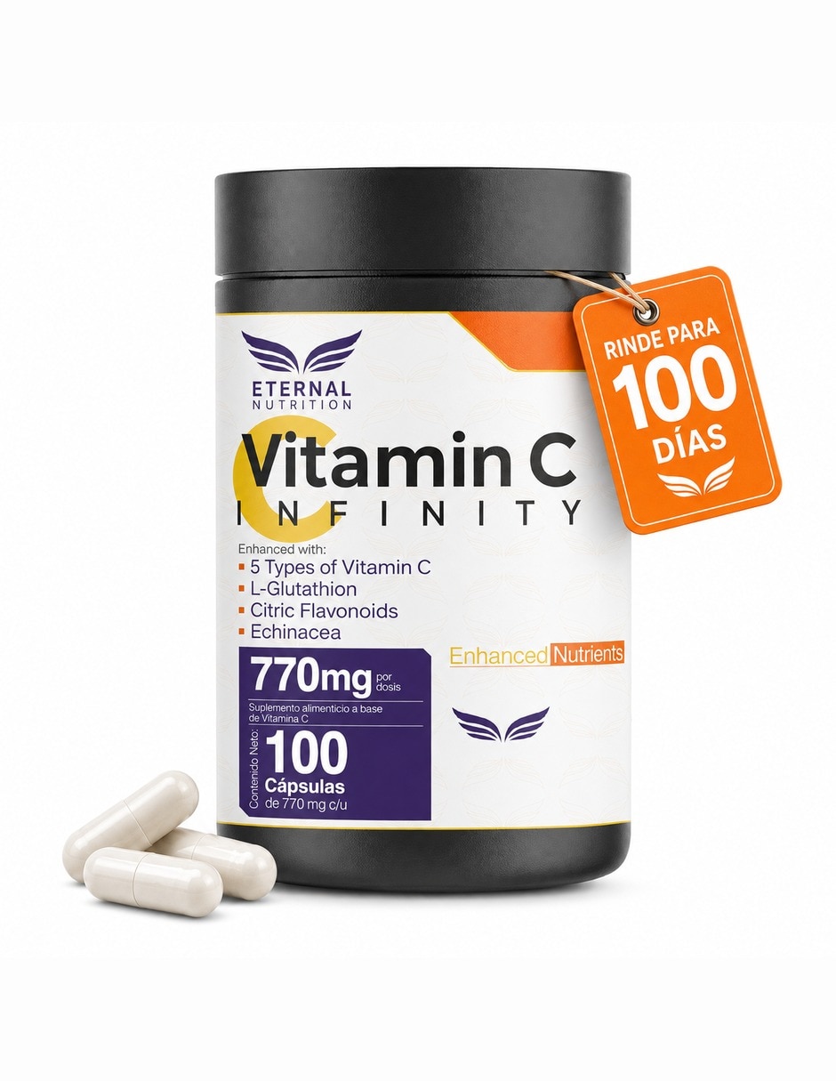 Vitamina C con L-Glutatión zinc y vitamina D3 Antioxidante bioflavonoides cítricos equinácea jengibre curcumina
