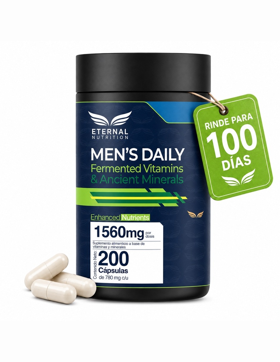 Men's Daily Multivitamínico Hombre con Minerales 1 Energía con vitaminas y minerales
