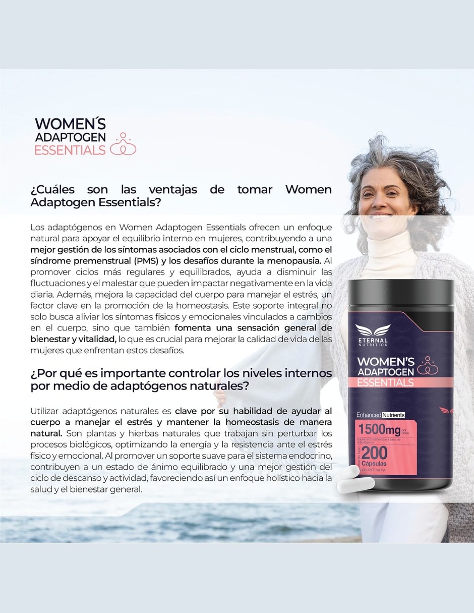 Maca y Adaptógenos para mujer con Shatavari 1 con Maca shatavari schisandra ginseng reishi raíz de regaliz 6