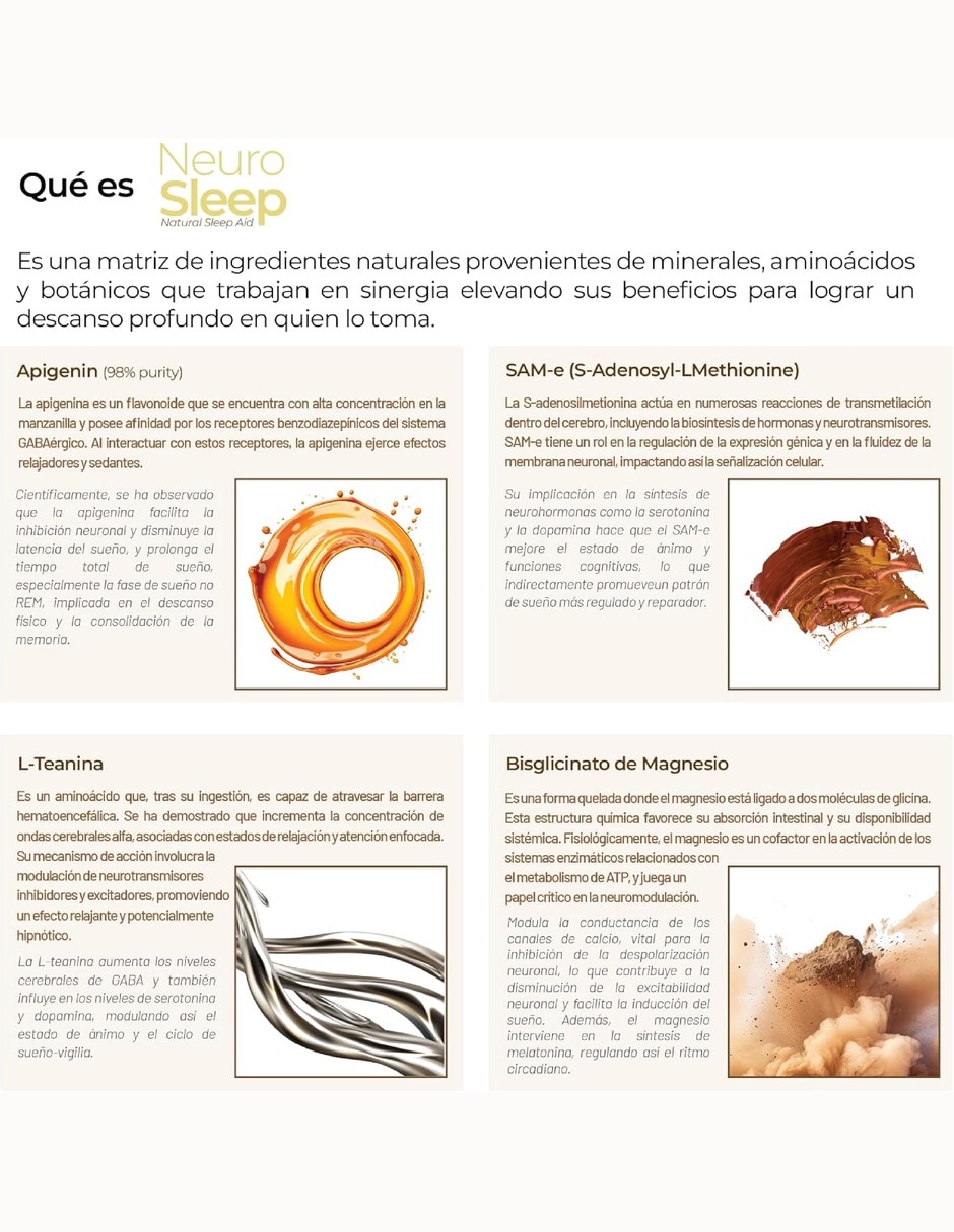 Neuro Sleep Magnesio Complex con Bisglicinato de Magnesio con L-Teanina