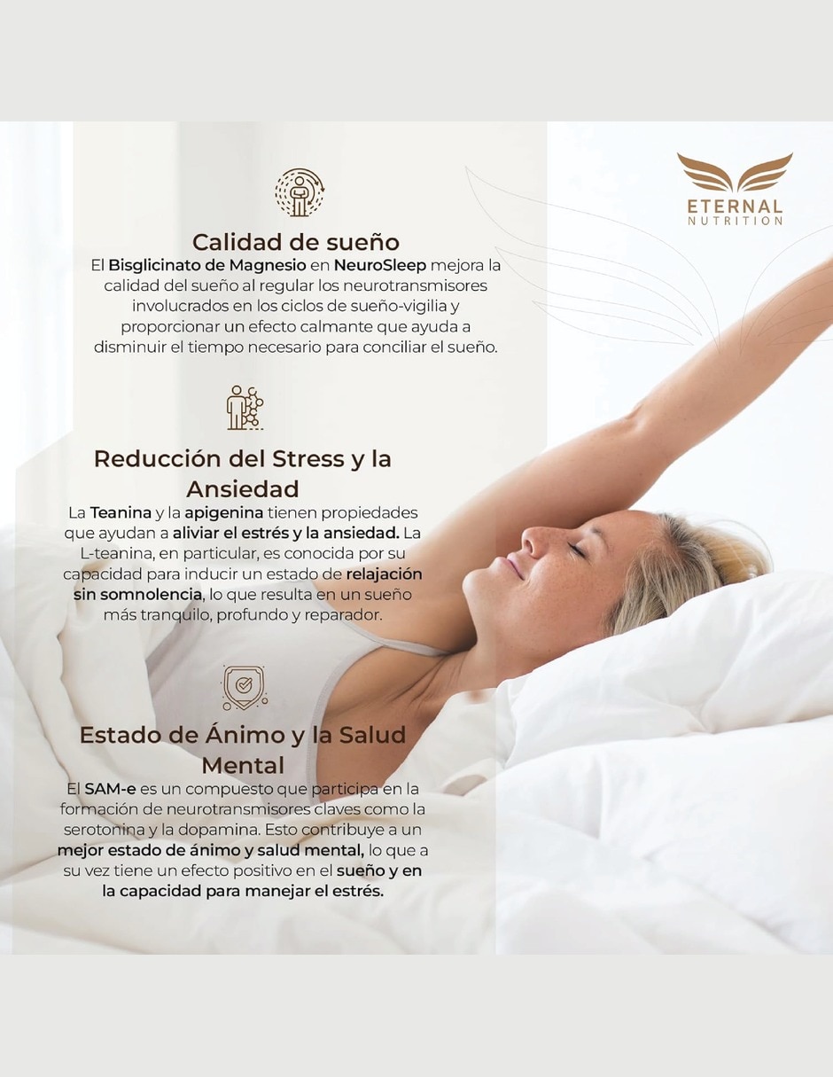 Neuro Sleep Magnesio Complex con Bisglicinato de Magnesio con L-Teanina