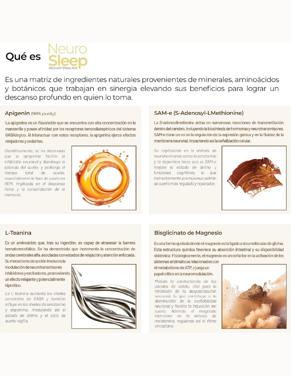 Neuro Sleep Magnesio Complex con Bisglicinato de Magnesio con L-Teanina