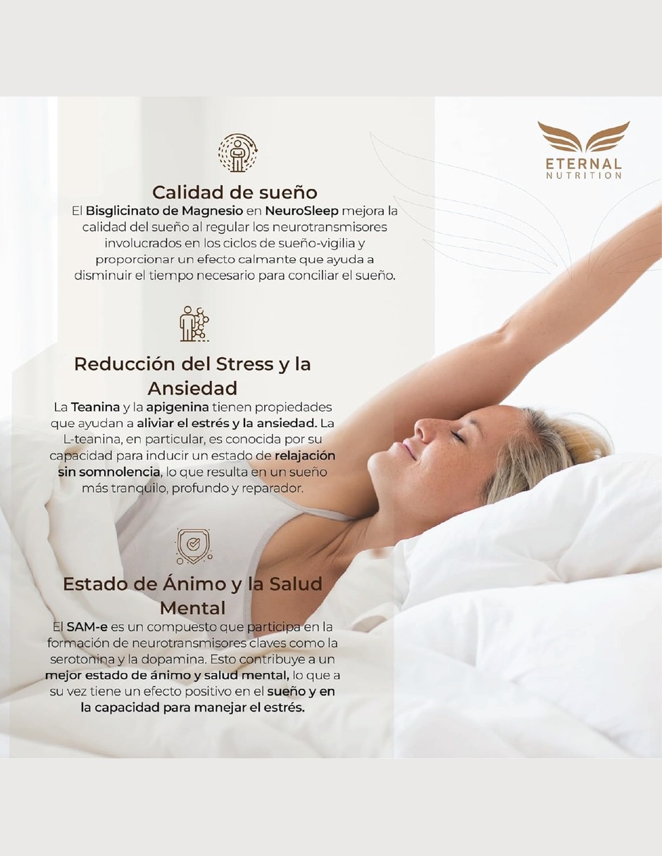 Neuro Sleep Magnesio Complex con Bisglicinato de Magnesio con L-Teanina