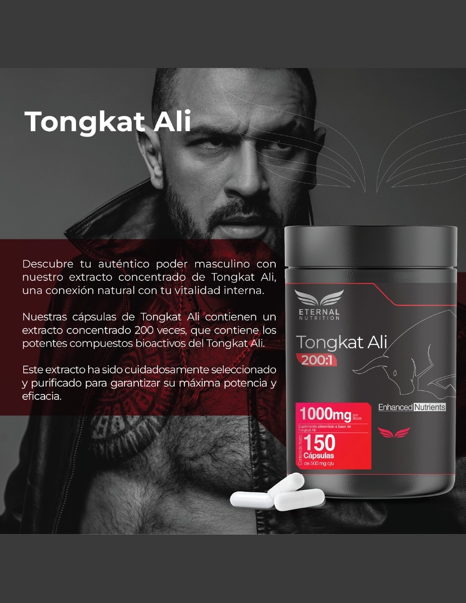 Tongkat Ali 200:1 con Extracto de Eurycoma Longifolia con Tongkat Ali 200:1
