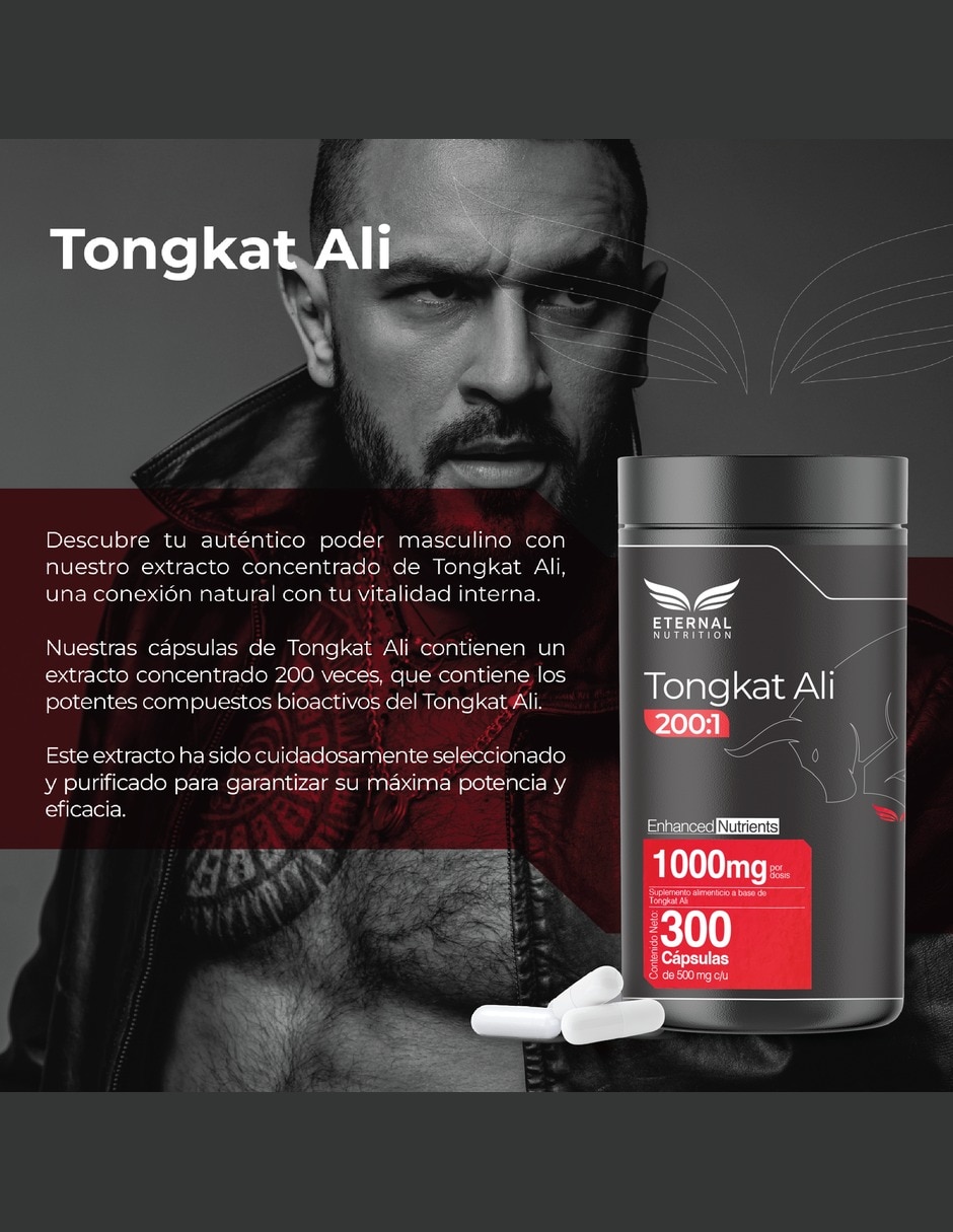 Tongkat Ali 200:1 con Extracto de Eurycoma Longifolia con Tongkat Ali 200:1