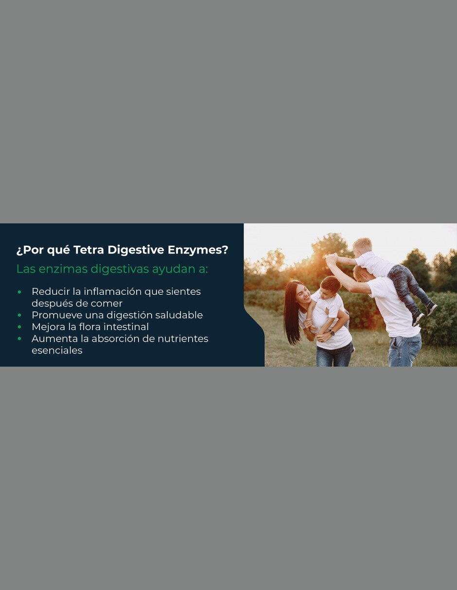 Tetra Enzimas Digestivas con 13 Probióticos 400 mg 200 cápsulas 9