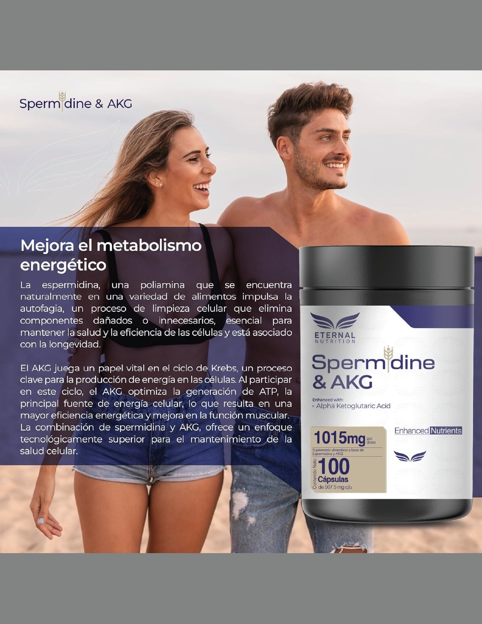 Espermidina 99% Renovación celular con espermidina 99% AKG germen de trigo 7