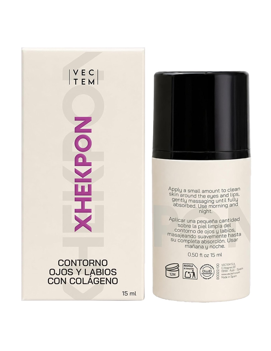Crema para contorno de ojos y labios recomendada para prevenir signos de la edad día y noche todo tipo de piel