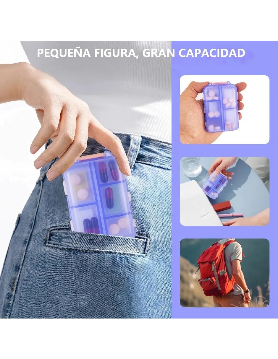 Set pastillero 10 compartimentos 3
