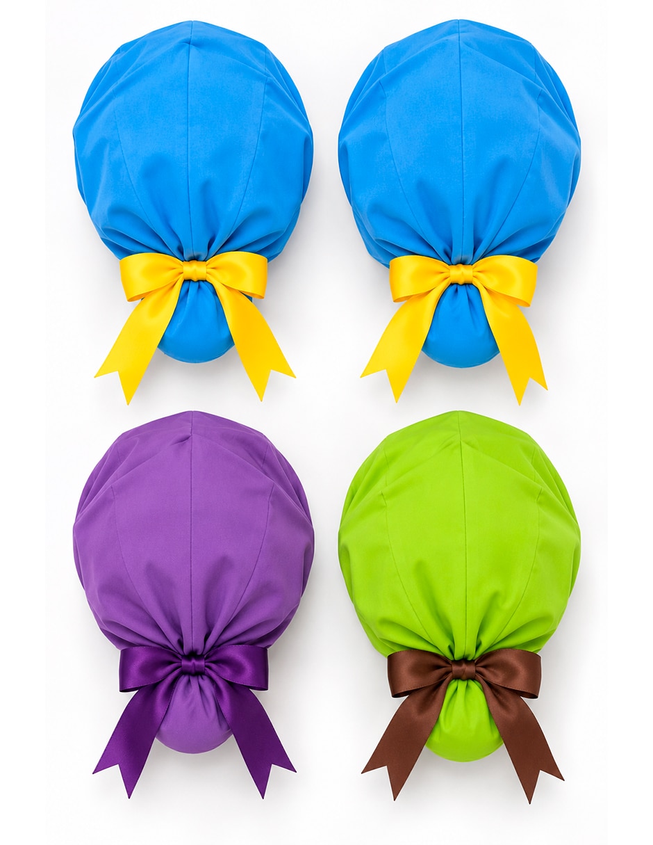 Set gorro Quirúrgico Hipoalergénico 4 piezas 3