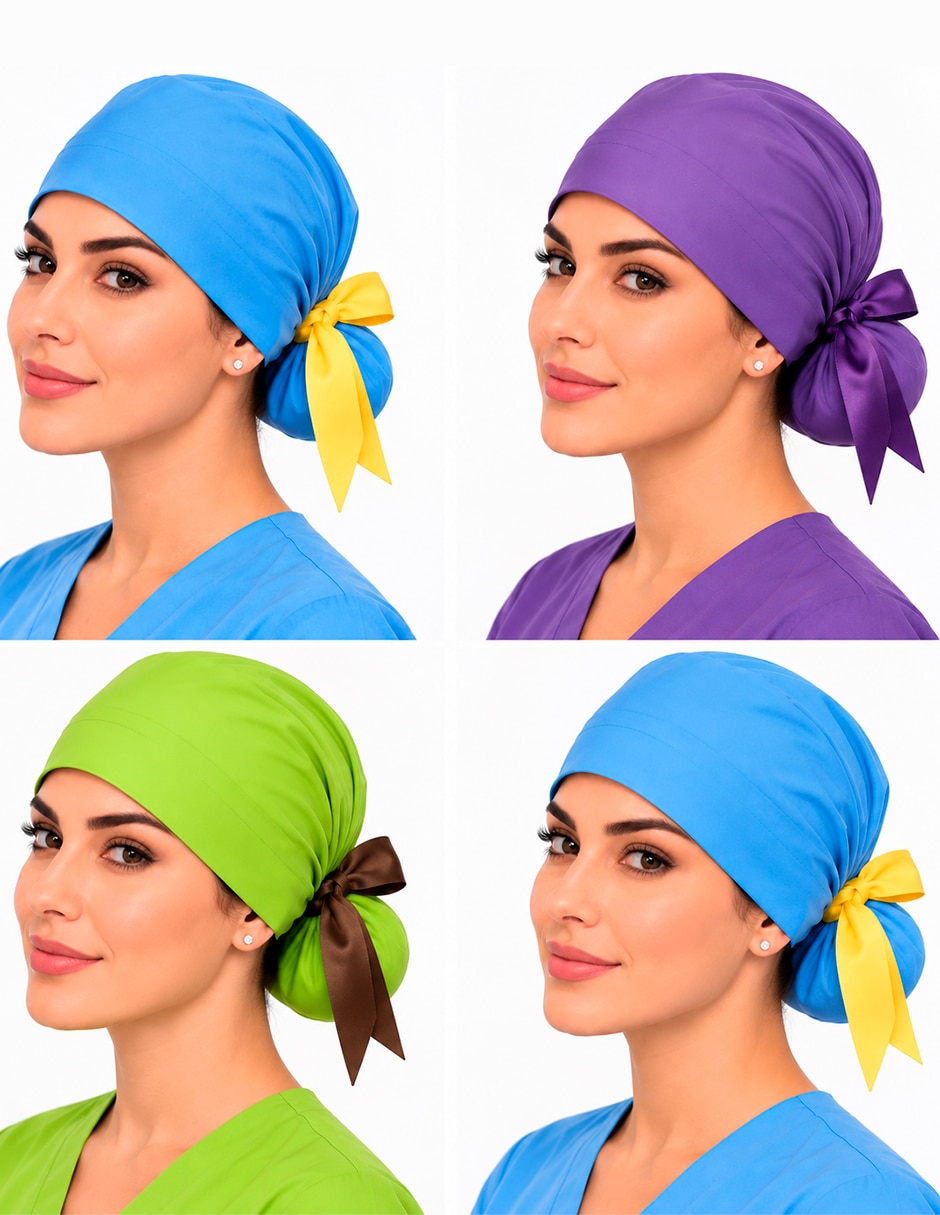Set gorro Quirúrgico Hipoalergénico 4 piezas 4