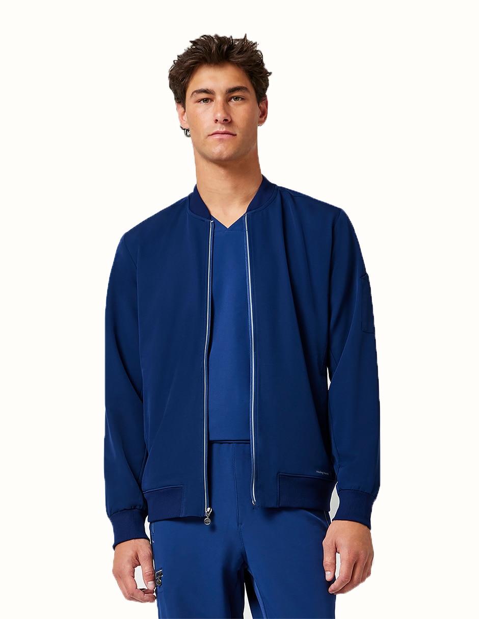 Chamarra quirúrgica estilo regular para hombre