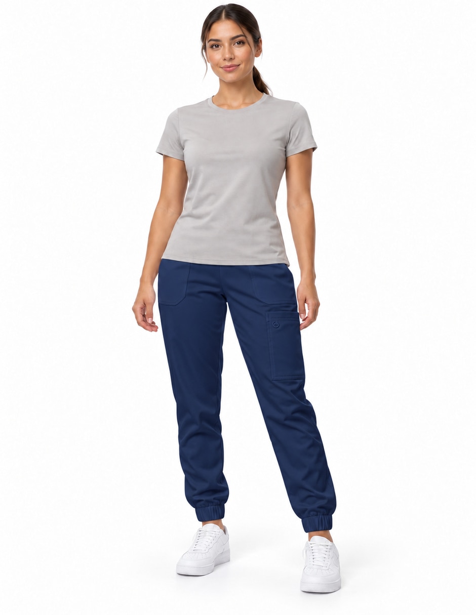 Pantalón quirúrgico estilo regular para mujer