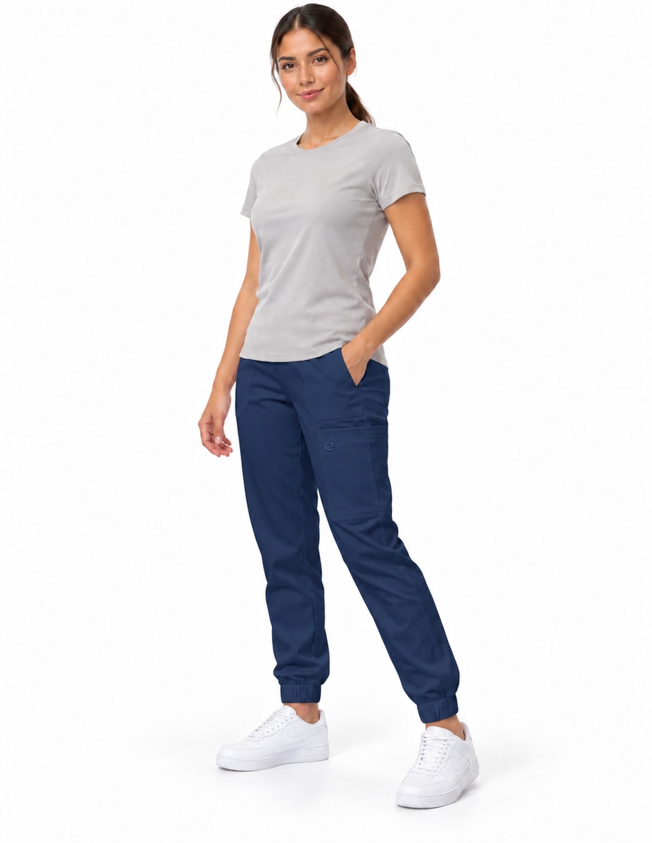 Pantalón quirúrgico estilo regular para mujer 2