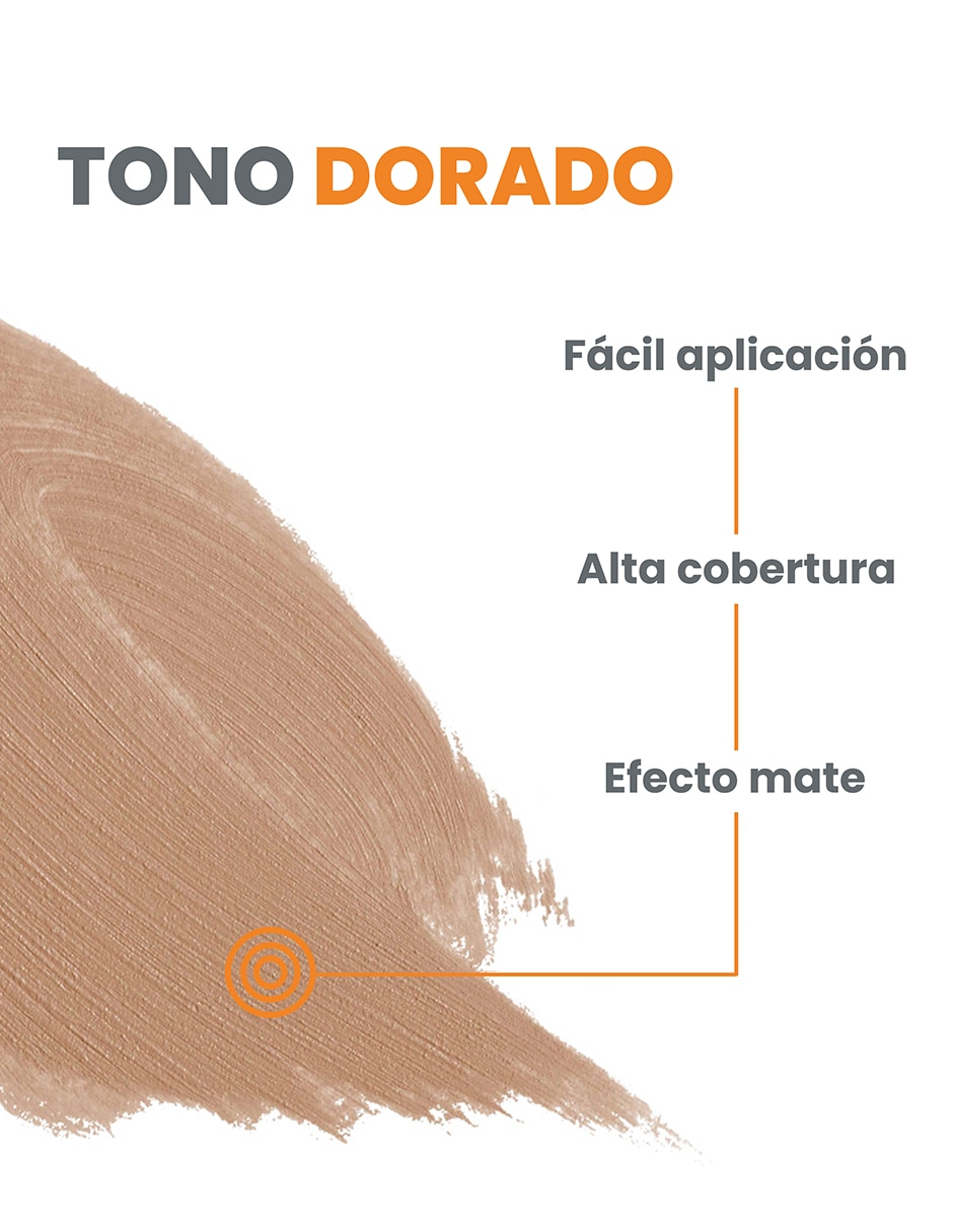 Protector solar FPS 50 compacto mineral tono dorado maquillaje Avène 10 g