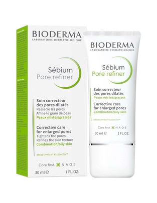 Crema facial recomendada para acné de día y noche Sébium Pore Refiner para piel mixta y grasa