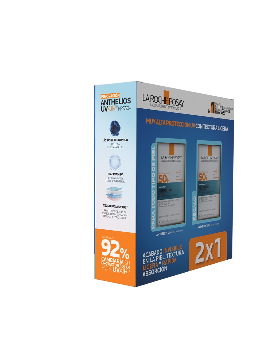 Kit de protector solar FPS 50+ Pack Anthelios UV Air Verano La Roche Posay