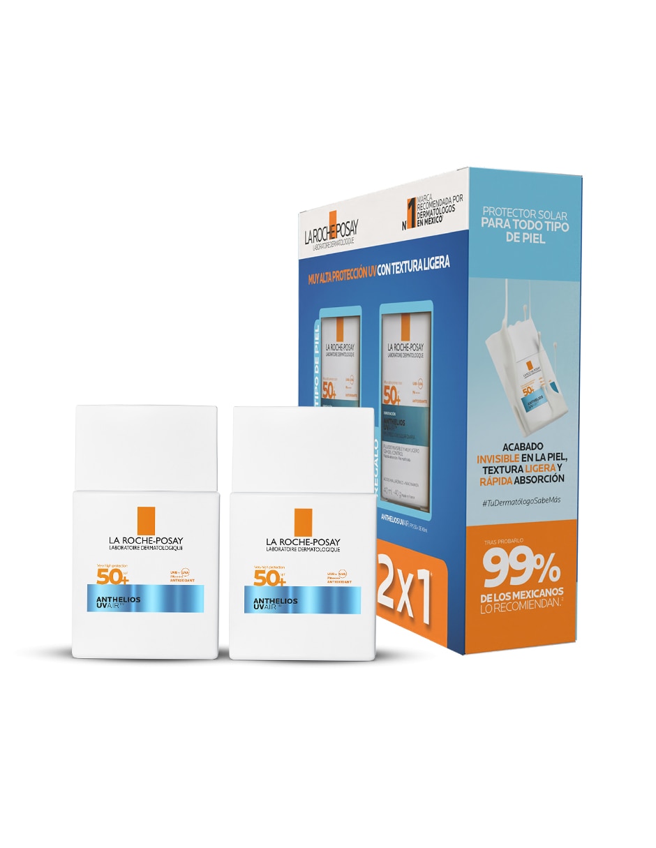 Kit de protector solar FPS 50+ Pack Anthelios UV Air Verano