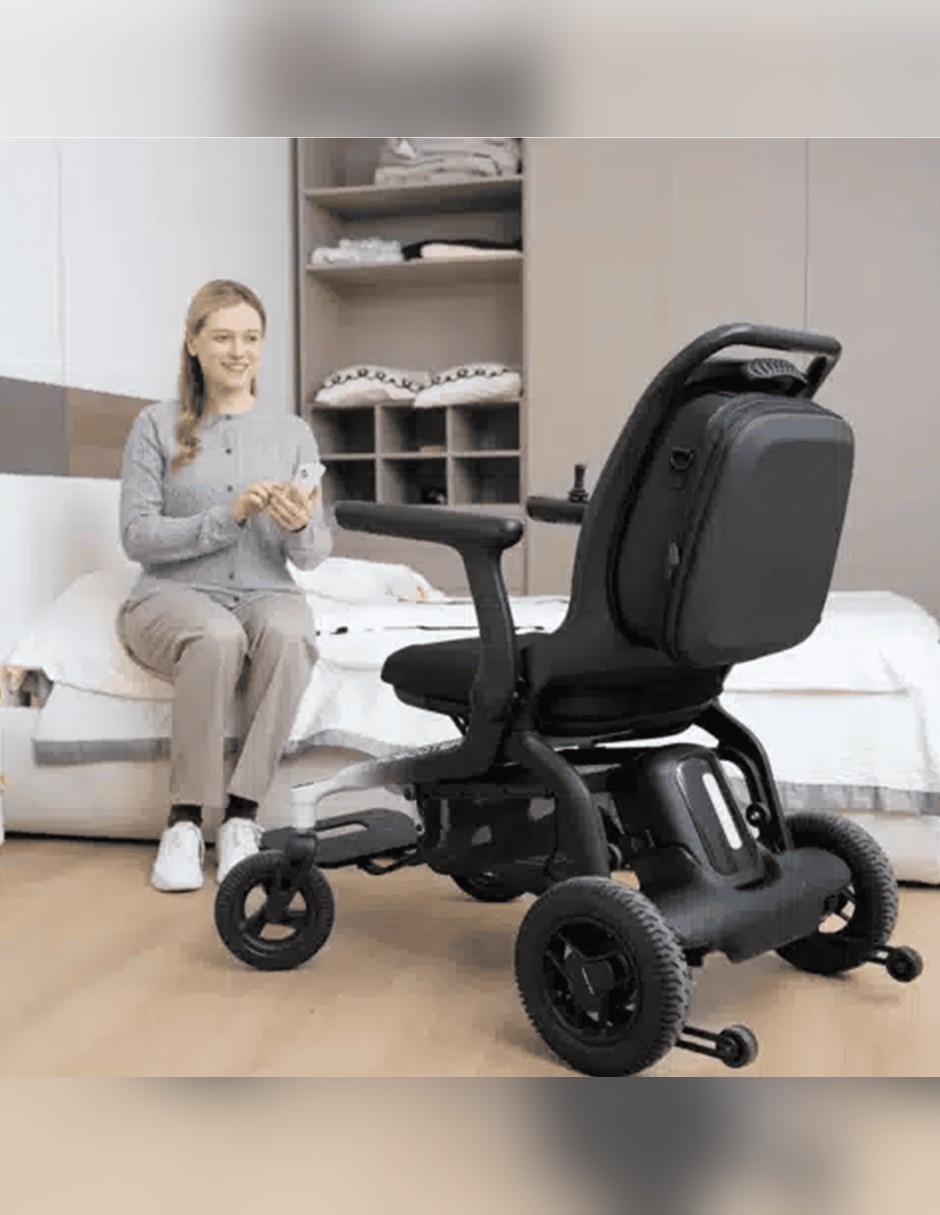 Silla de ruedas eléctrica pegable rinde 18 km AF-E80 2